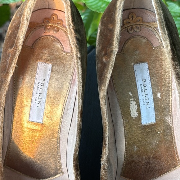 Pollini beaded crushed velvet heels, size 39.5 (9 US) - Picture 3 of 9